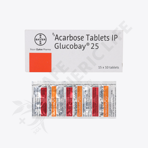 Glucobay 25 mg Tablet