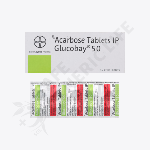 Glucobay 50 mg Tablet
