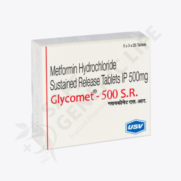 Glycomet 500 mg (Metformin)