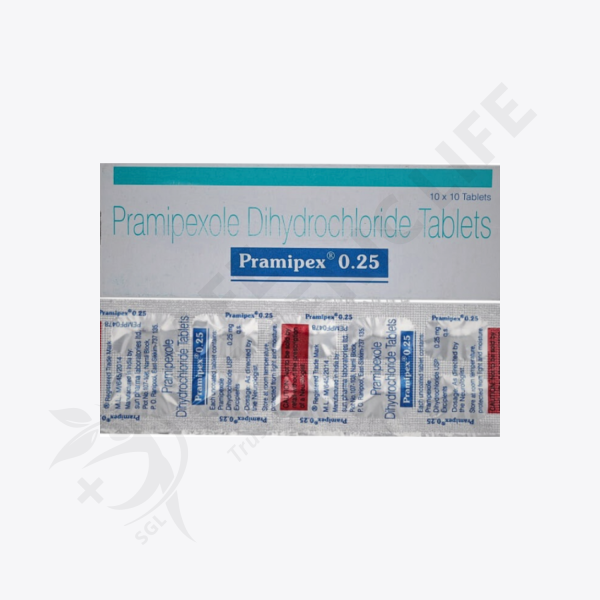 Pramipex 0.25 mg (Pramipexole) Tablets