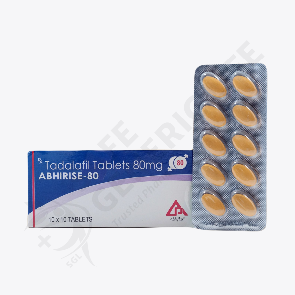 Abhirise 80 (Tadalafil 80mg) Tablets