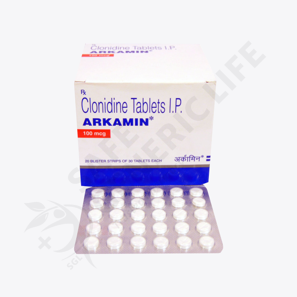 Arkamin 100 (Clonidine 100mcg) Tablets