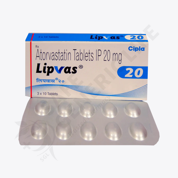 Lipvas 20 mg Tablet